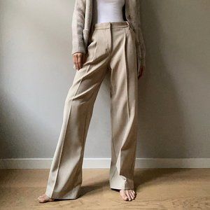 Wilfred Effortless Pant in Heather Oat Beige